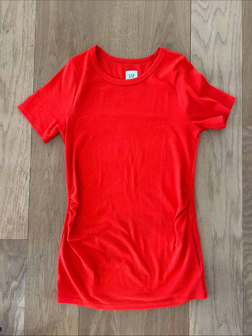 Red Crewneck Maternity Tee - GAP